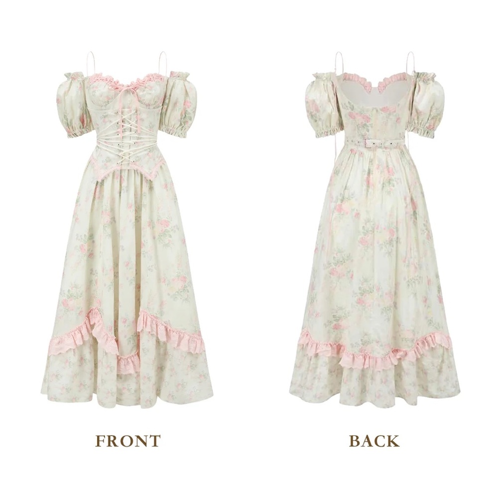 Lacemade Fleur Poetry Corset Dress - Picture 2 of 6